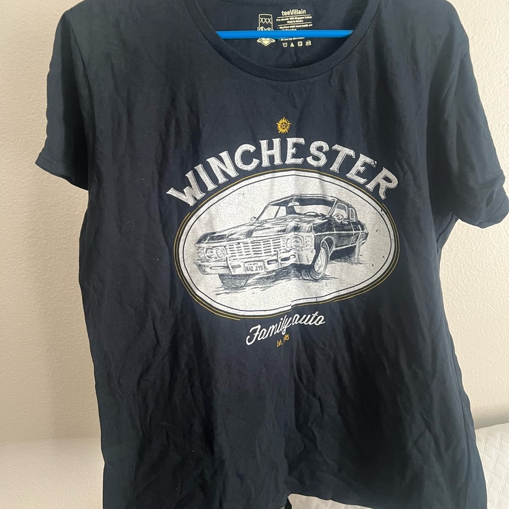 Supernatural Winchester Family Auto Graphic T-Shirt